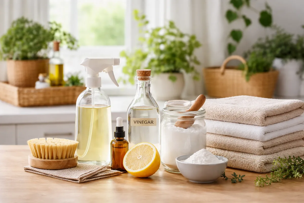 Comment organiser efficacement le nettoyage de votre maison avec des produits naturels