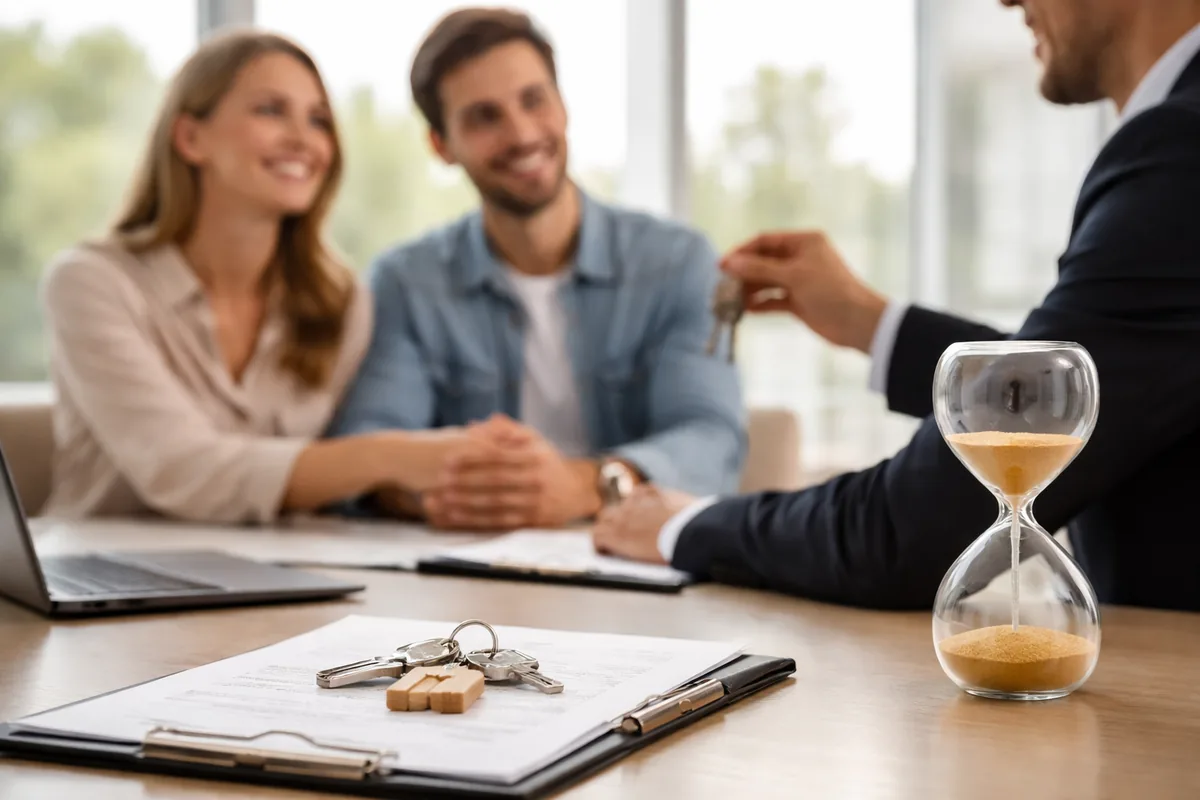 Quel est le délai pour conclure une vente immobilière après une offre acceptée
